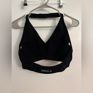 NWT Aurola Halter Sports Bra size L BRAND NEW NEVER WORN